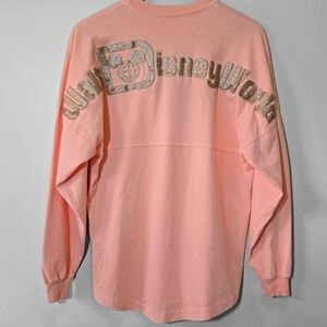 Disney Spirit Jersey Walt Disney World Peach Size XS Oversized Relaxed‎ Fit